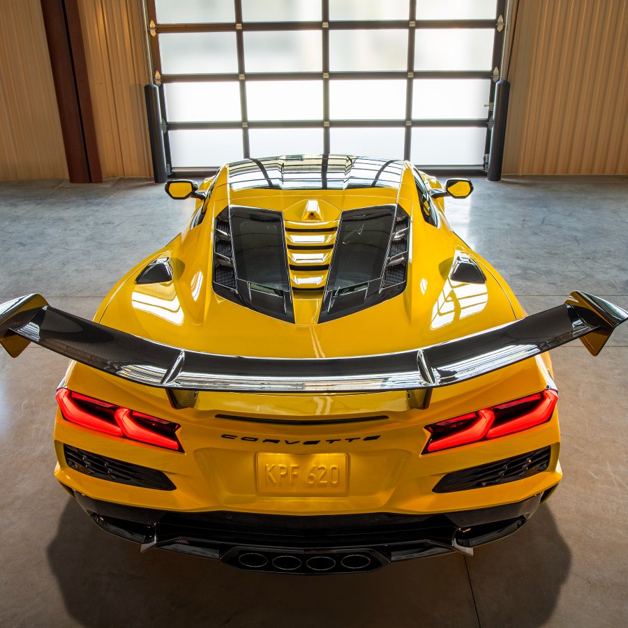 2025 Chevrolet Corvette ZR1 Coupe Exterior Rear Aerial