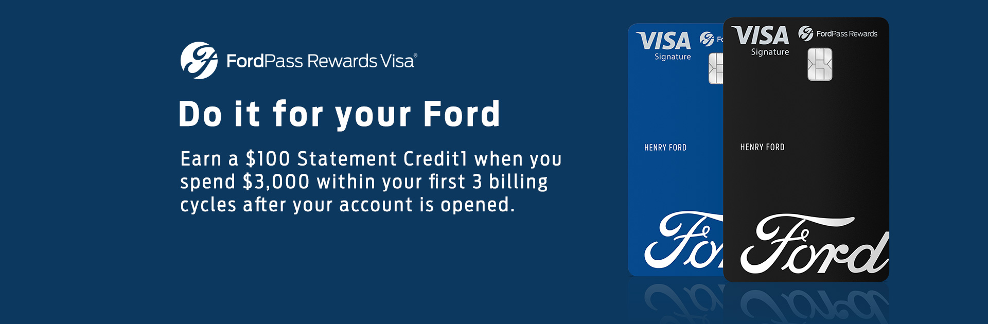 Two FordPass Rewards Visa