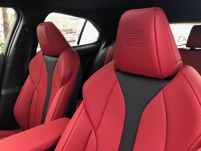 F SPORT Exclusive interior: Circuit Red