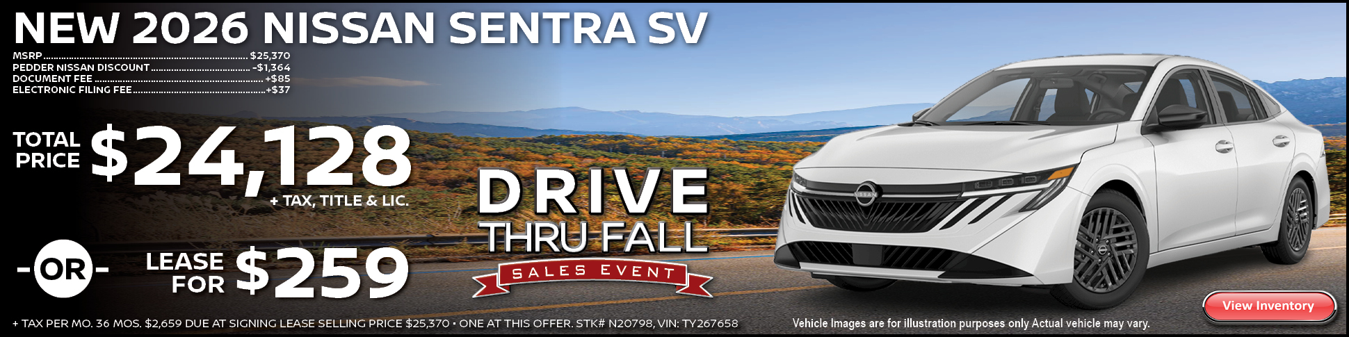 2026 Nissan Sentra SV