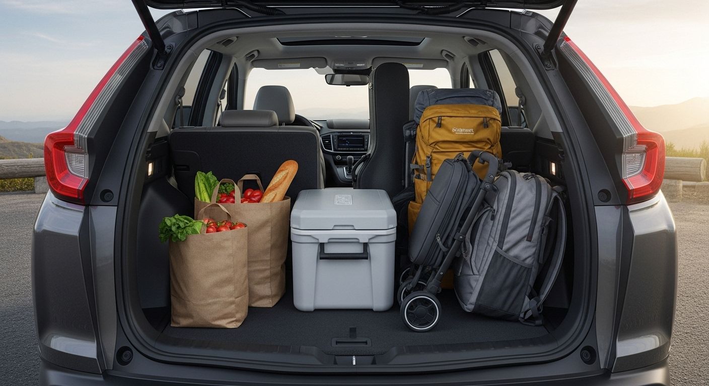 The 2025 Honda CR-V offers a spacious and versatile cargo area, ideal for families and adventurers. With ample room for luggage, groceries, and more, the CR-V's cargo space is designed to accommodate a variety of needs, making it a perfect choice for those in Clarksville, MO.