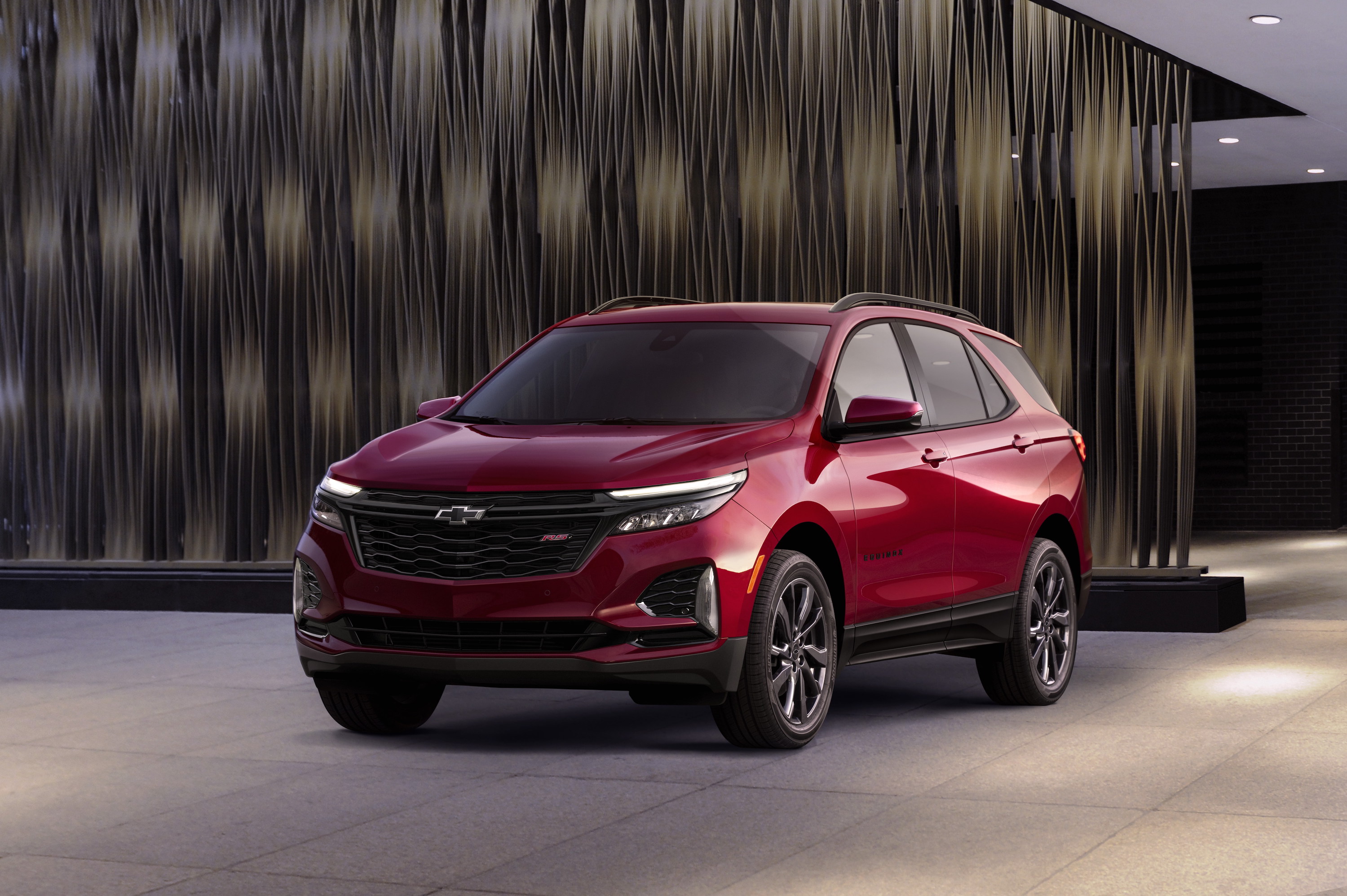 red Chevrolet Equinox