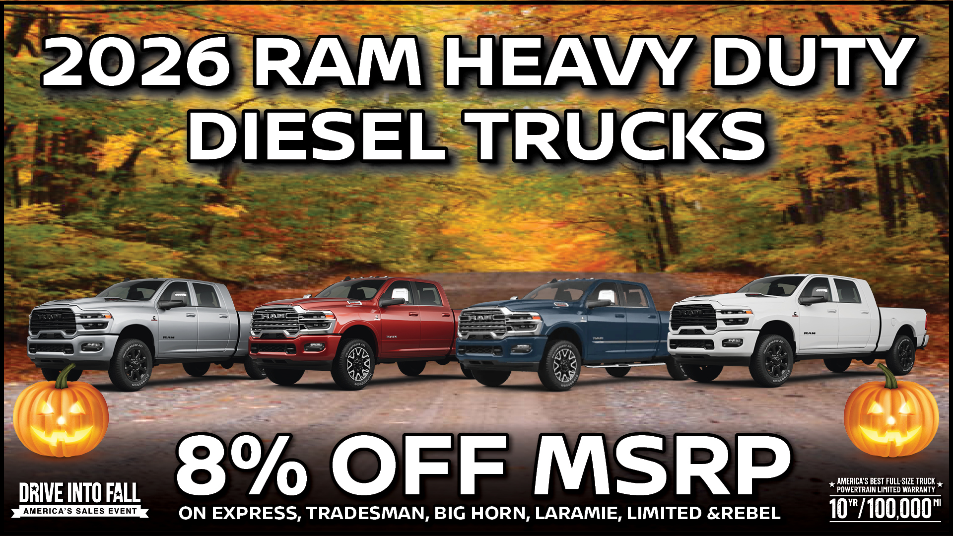 New 2026 RAM Heavy Duty Diesel Trucks