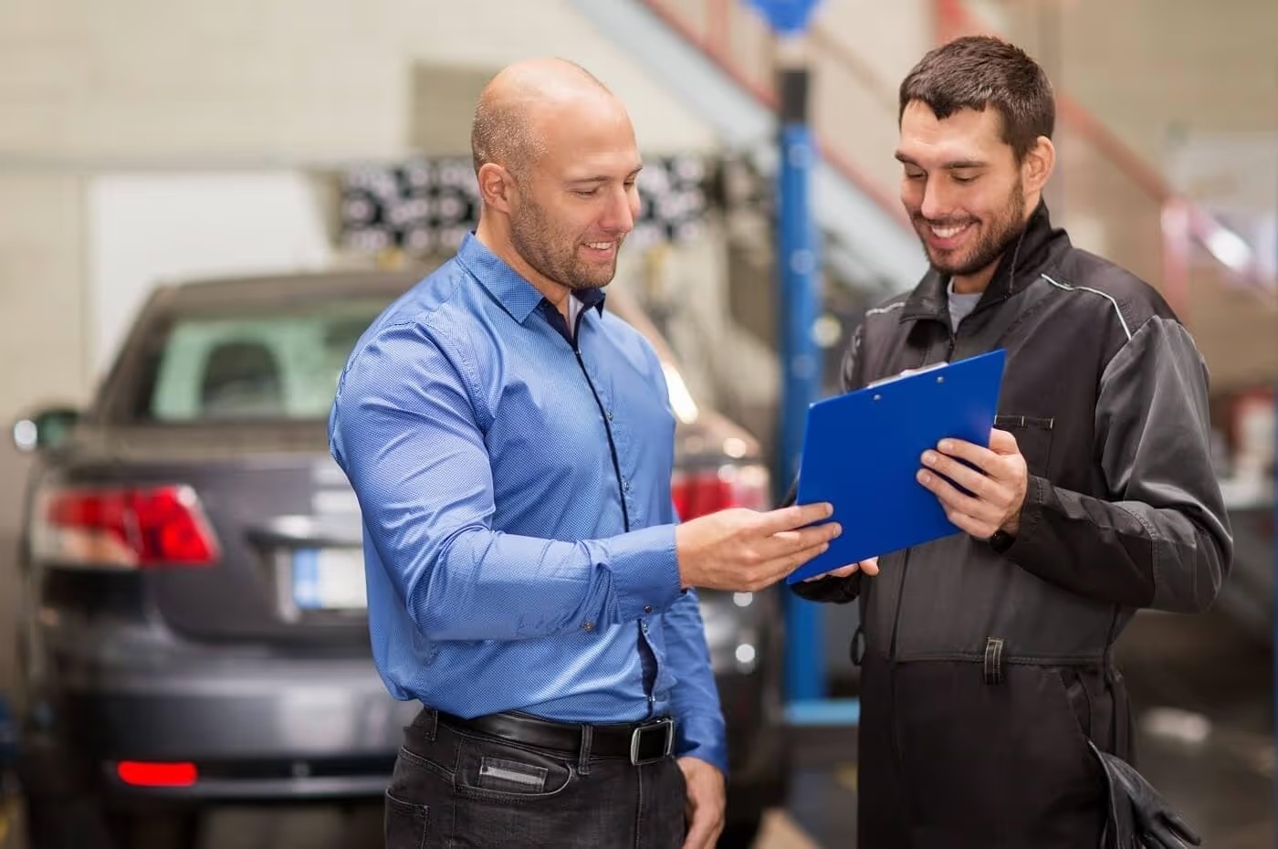 Certified used vehicle on the road