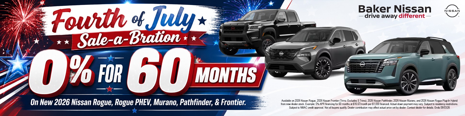 0% APR Banner