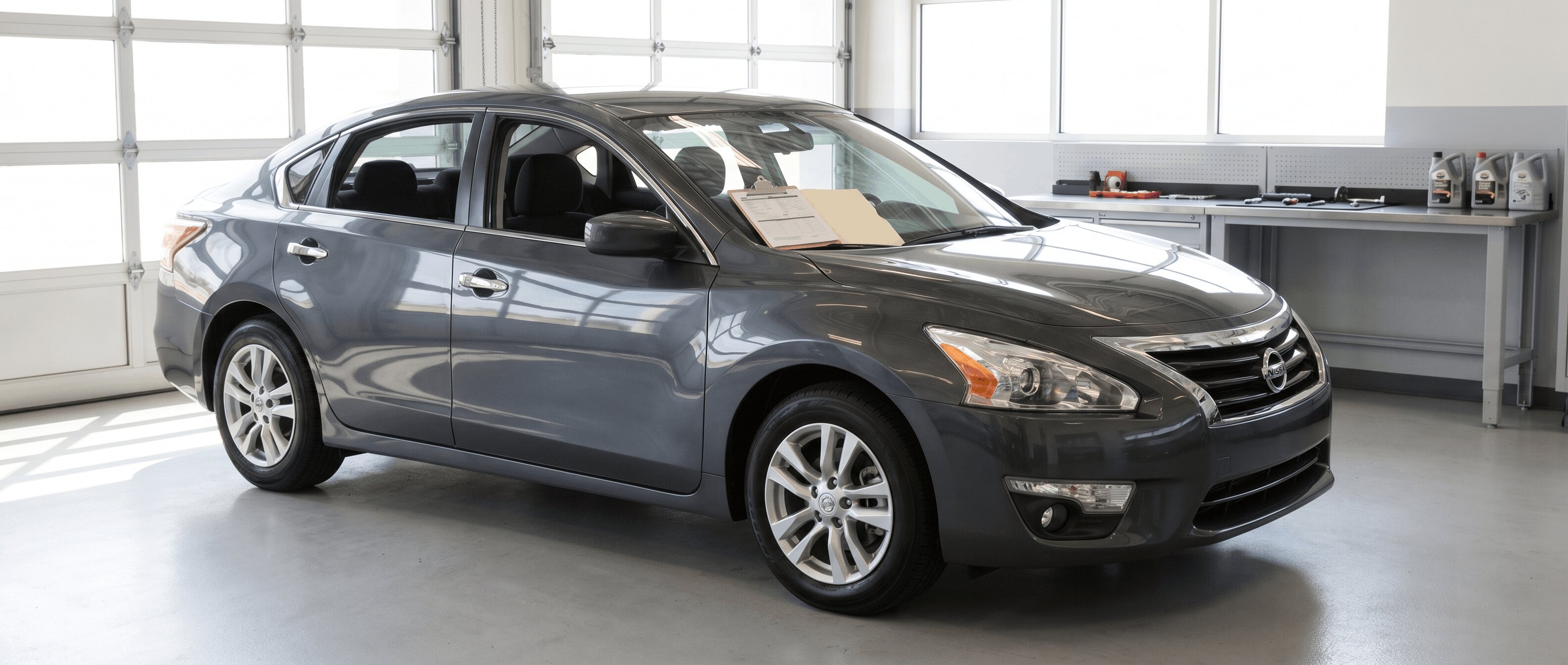 Trade-in preparation documents and vehicle inspection checklist in Roswell, GA