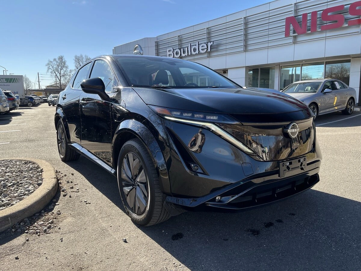 Certified 2024 Nissan ARIYA Evolve+ with VIN JN1DF0BBXRM737147 for sale in Boulder, CO
