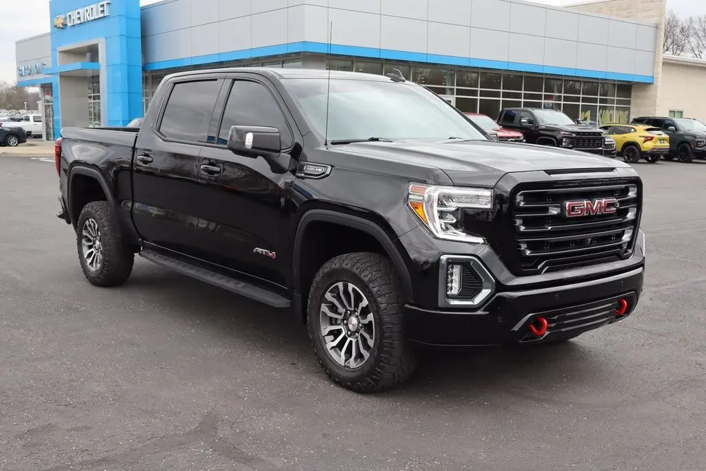 Used 2021 GMC Sierra 1500 AT4 with VIN 1GTP9EED2MZ312237 for sale in Atwater, OH