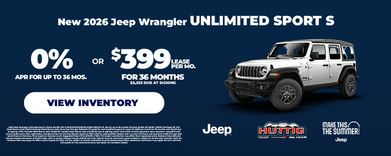 2026 Jeep Wrangler Specials