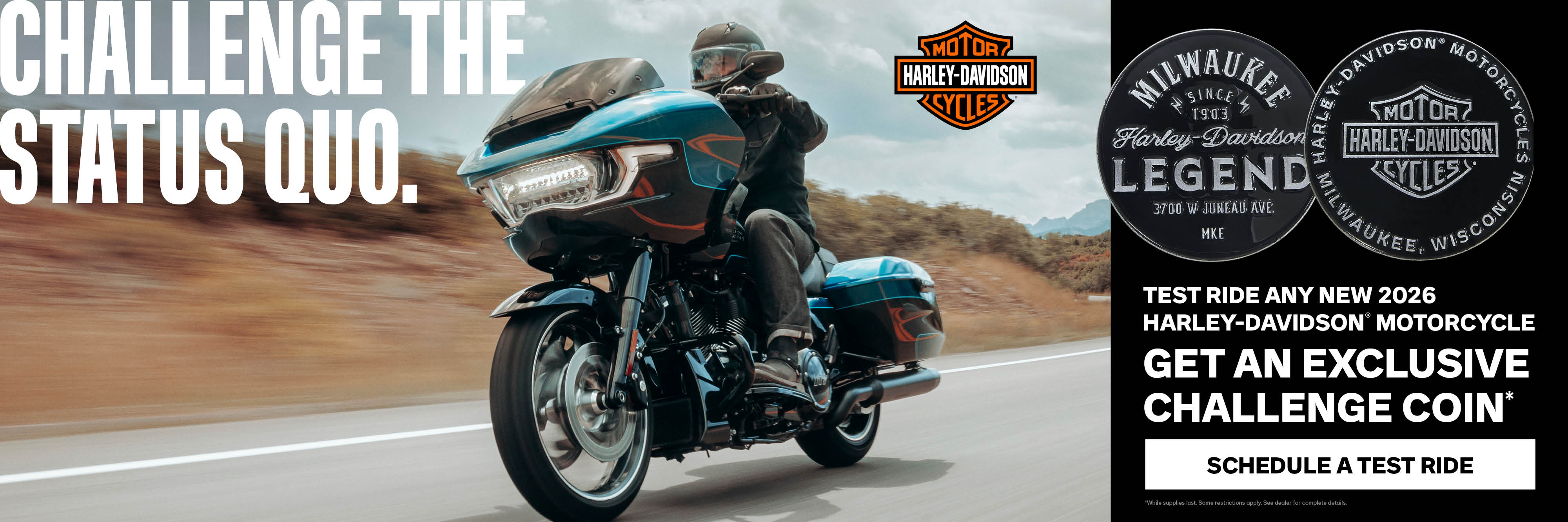 Test Ride Challenge Coin