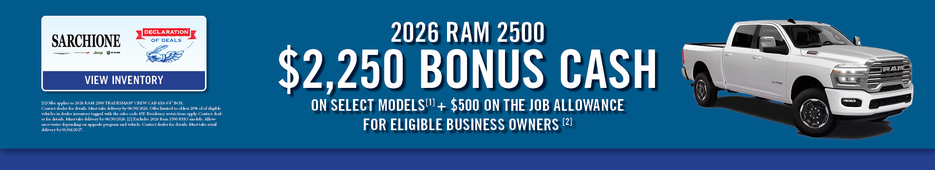 2026 RAM 2500