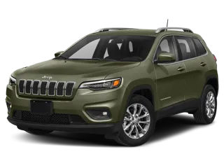 Green Jeep Cherokee