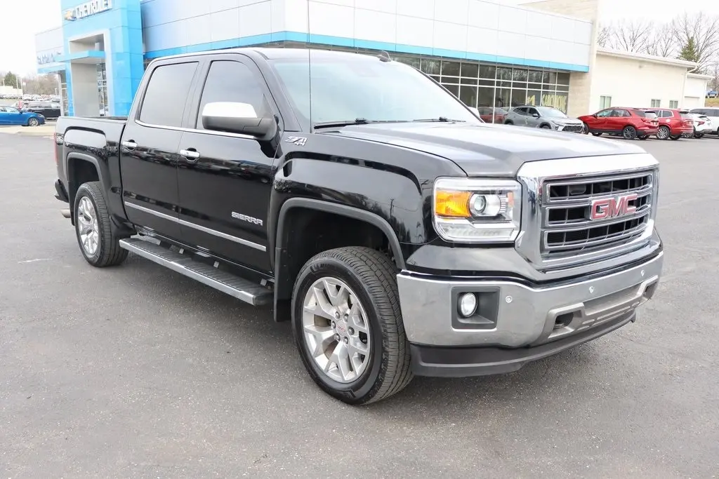 Used 2014 GMC Sierra 1500 SLT with VIN 3GTU2VEJ9EG563528 for sale in Atwater, OH