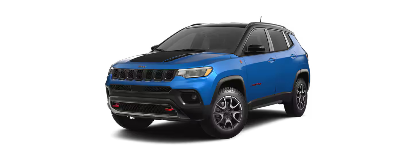 The Jeep Compass Trailhawk trim.