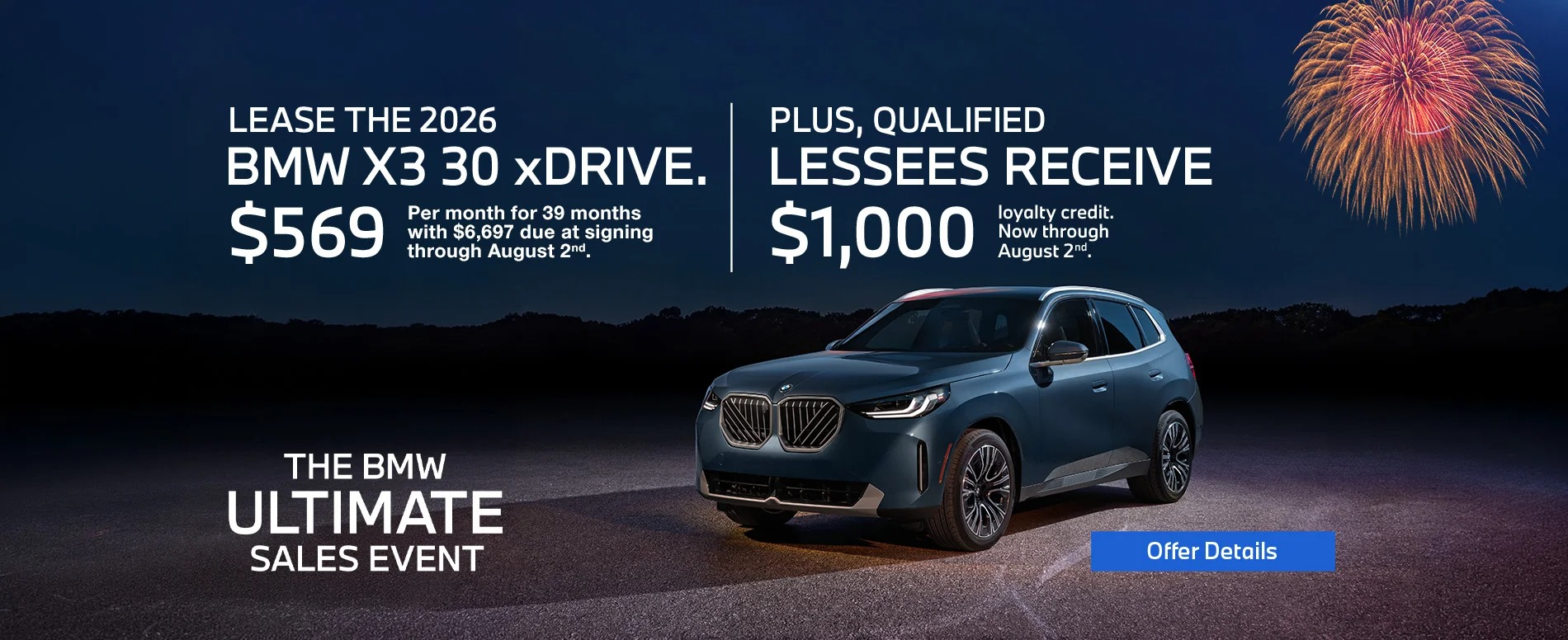 Lease the BMW X3 30 xDrive