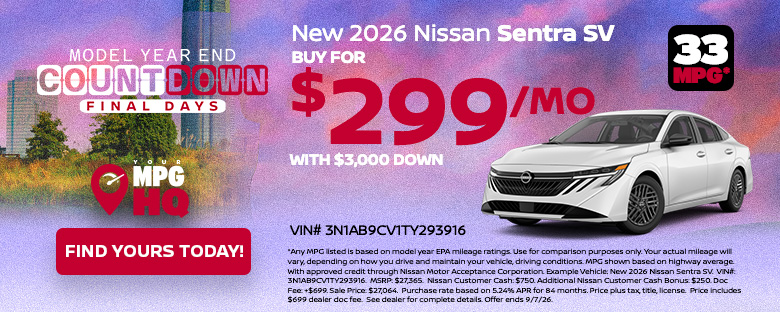 New 2026 Nissan Sentra