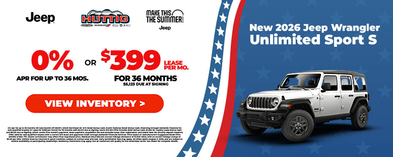 2026 Jeep Wrangler Unlimited Sport S