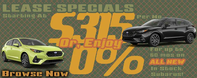 Check out the amazing lease and finance offers at Twin Falls Subaru (including 0% for up to 60 months!)
