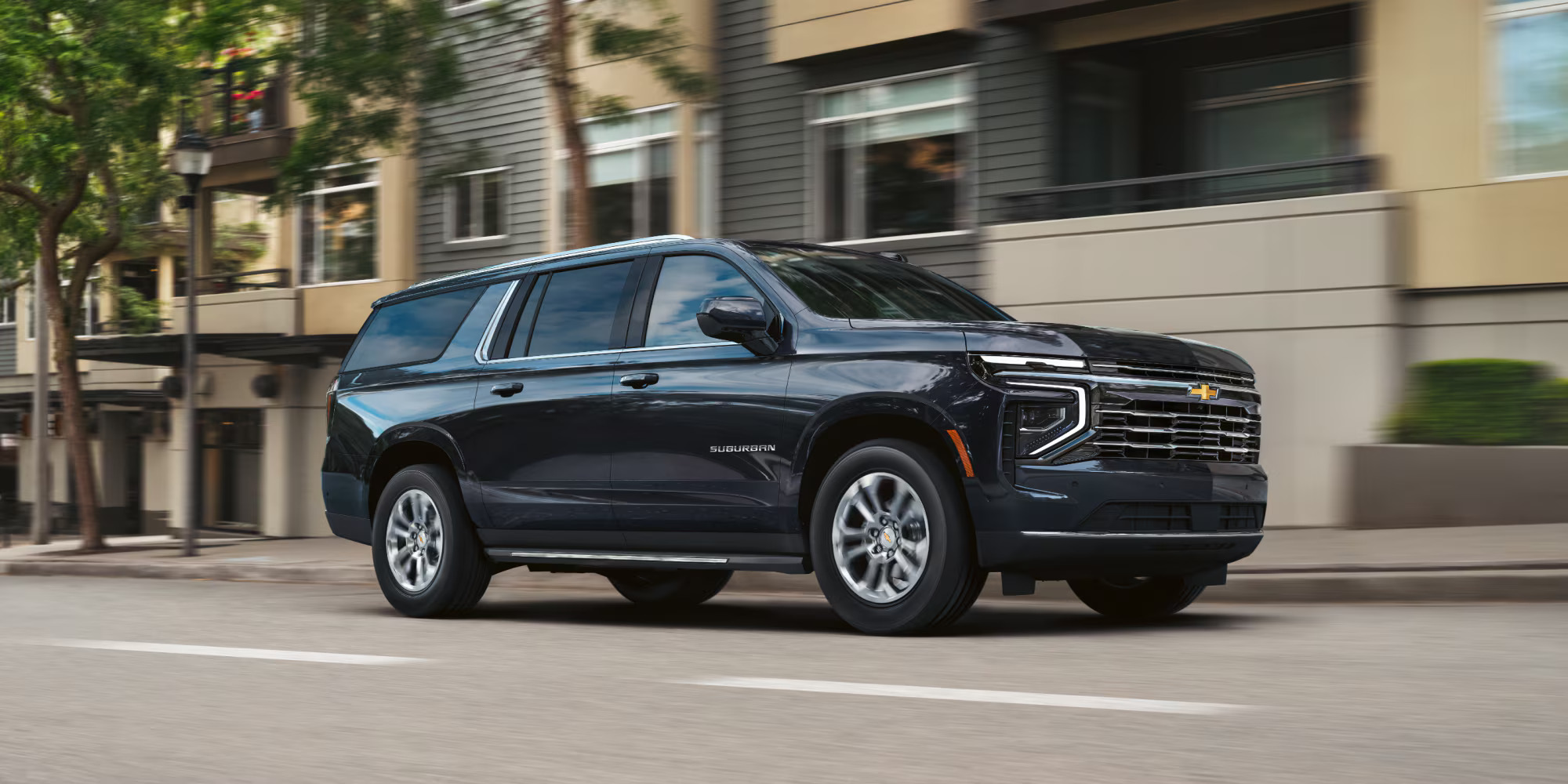 New Chevrolet Suburban LT in Sterling Gray Metallic