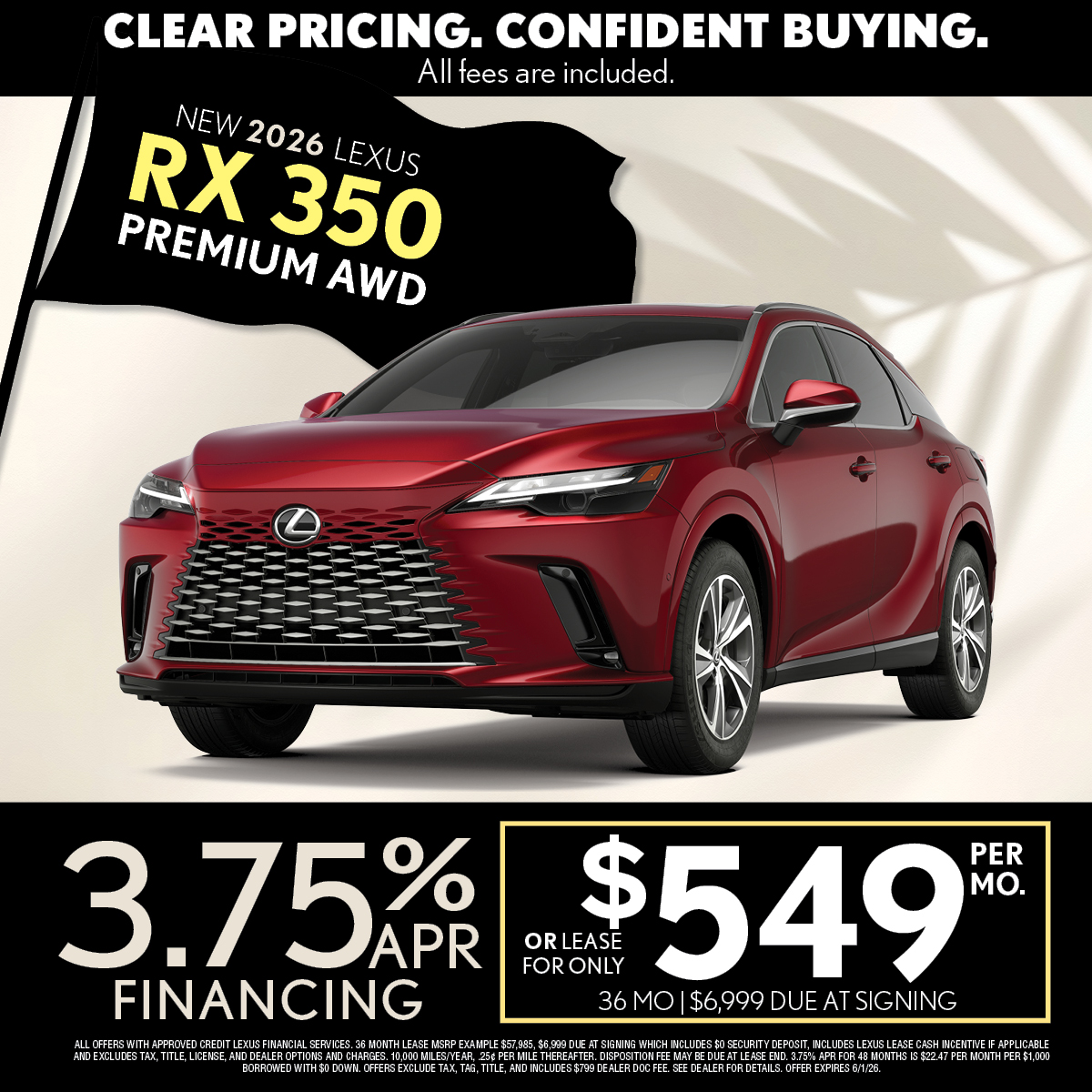 RX 350
PREMIUM AWD