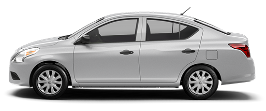 2017 Nissan Versa S sedan, side profile