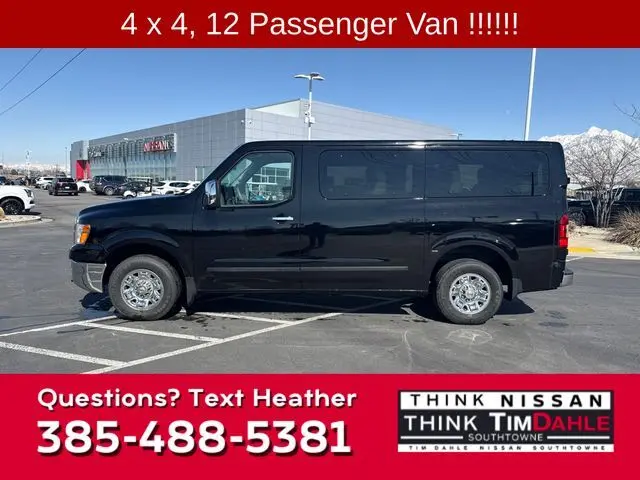 Used 2020 Nissan NV Passenger SL with VIN 5BZAF0AA3LN850898 for sale in South Jordan, UT