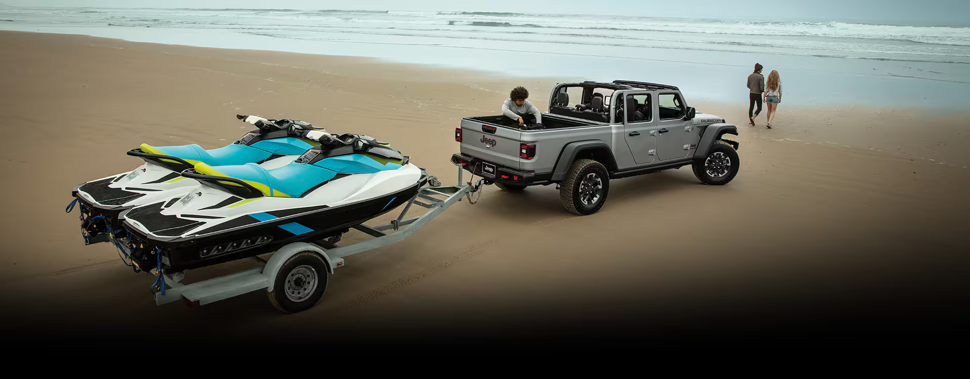 2024 jeep gladiator towing jet skiis