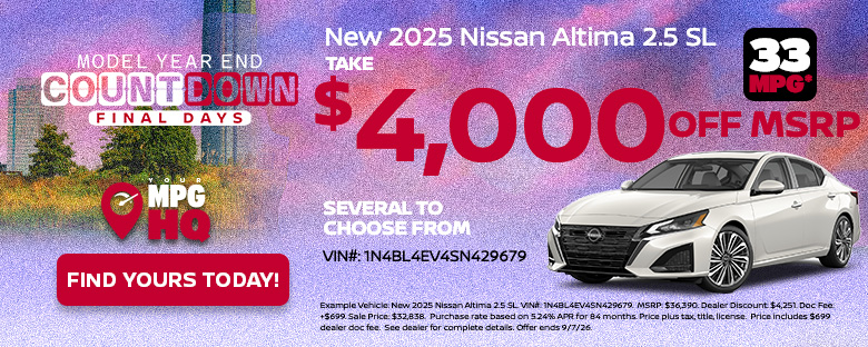 New 2026 Nissan Altima