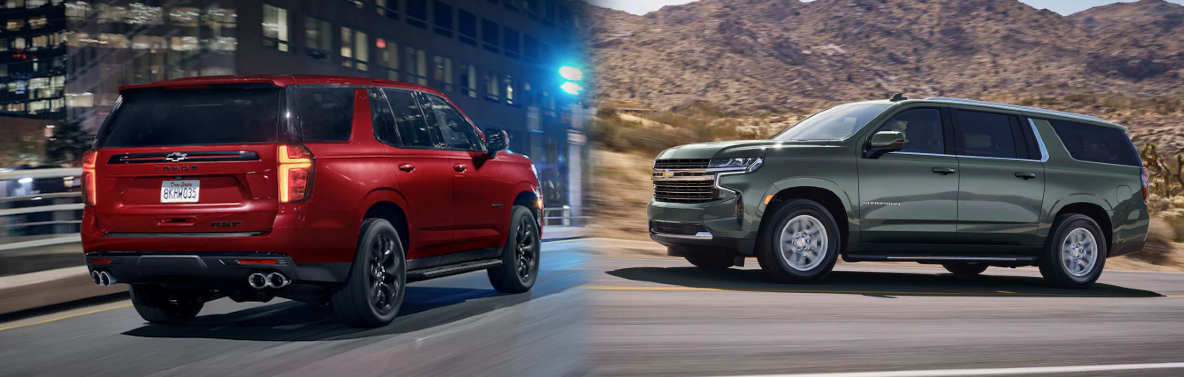 2024 Chevy Tahoe vs 2024 Chevy Suburban Gainesville TX