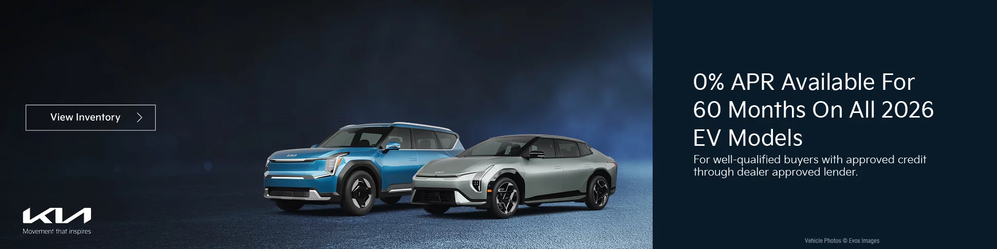 0% APR Available For 60 Months On All 2026 EV Models 