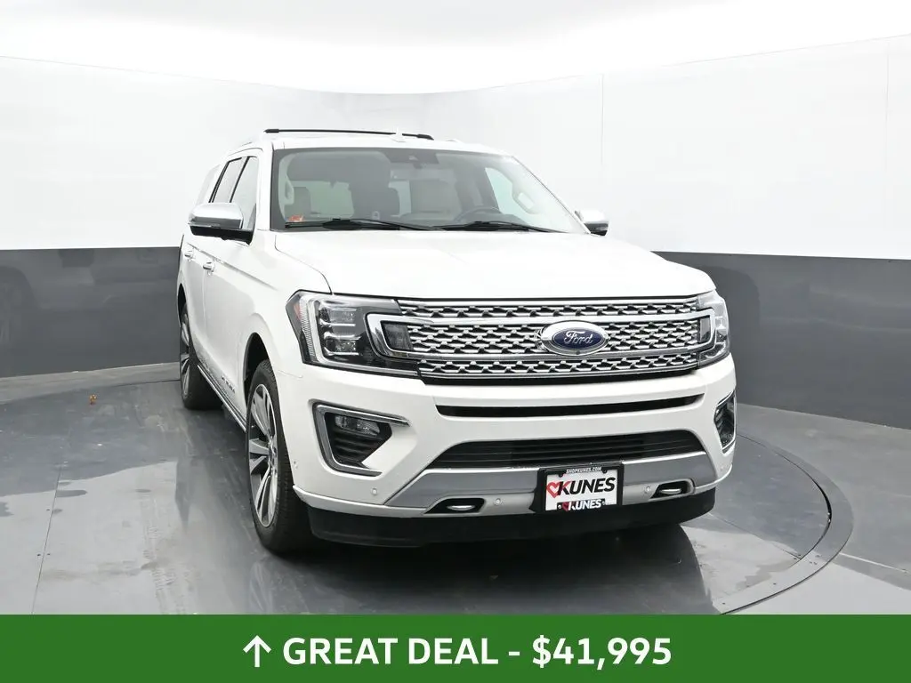 Used 2021 Ford Expedition Platinum with VIN 1FMJU1MT7MEA03906 for sale in Elkhorn, WI