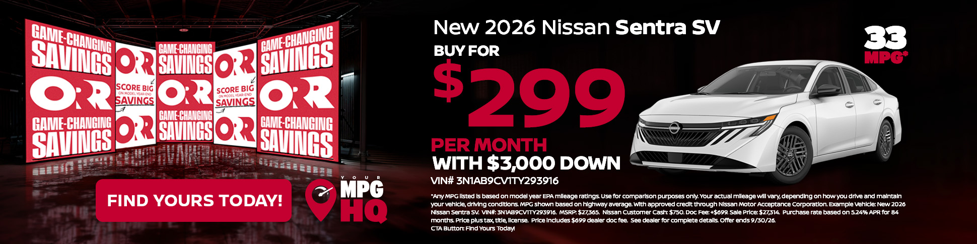 New 2026 Nissan Sentra