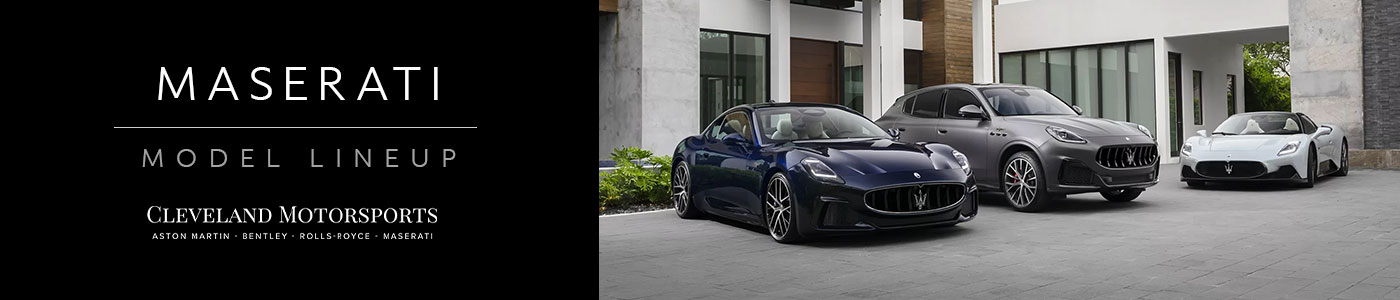 New Maserati Car and SUV Model Lineup