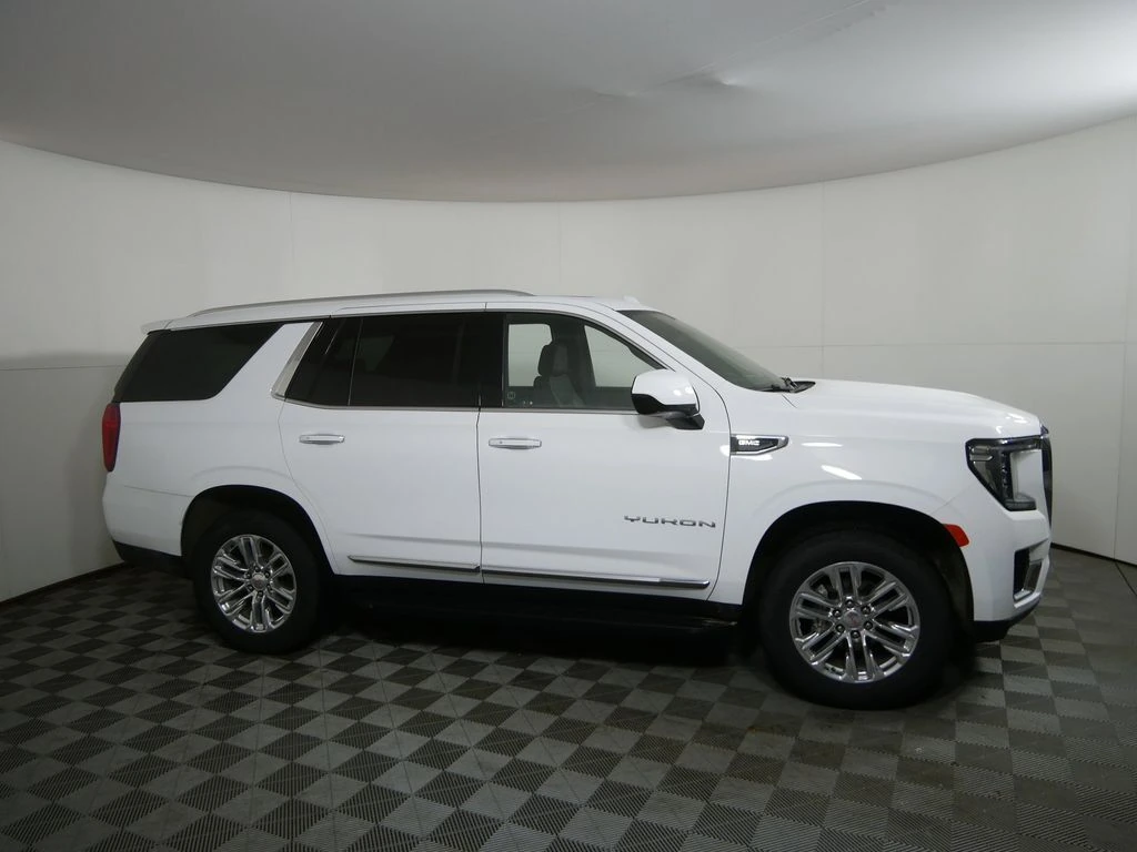 Used 2023 GMC Yukon SLT with VIN 1GKS2BKD2PR118981 for sale in Golden Valley, Minnesota