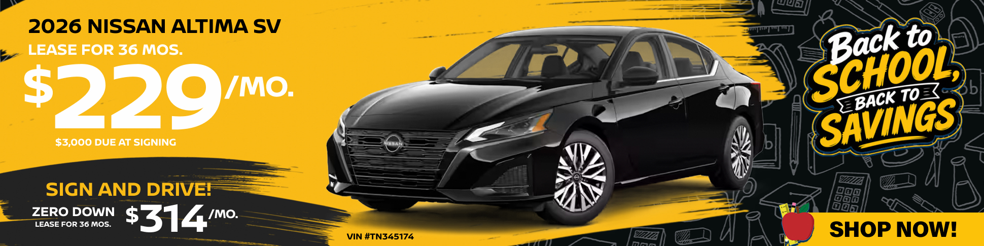 2026 NISSAN ALTIMA SV