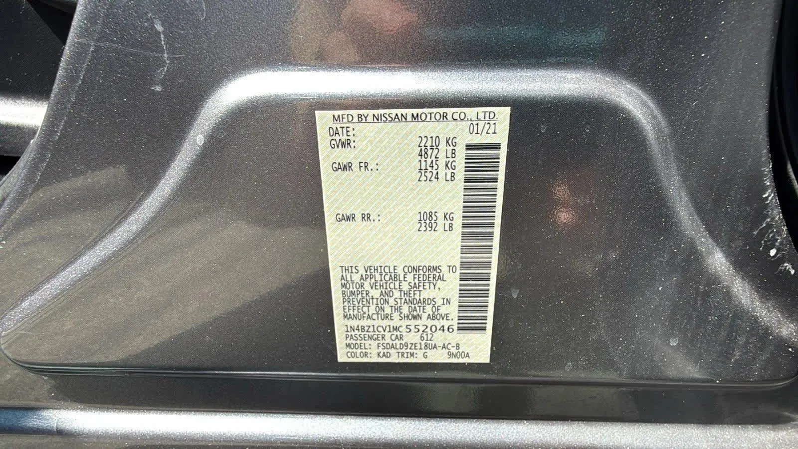 2021 Nissan Leaf SV Plus photo 17