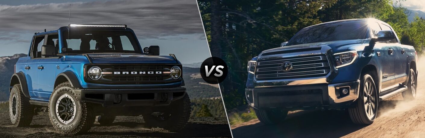 2021 Ford Bronco vs 2021 Toyota Tundra