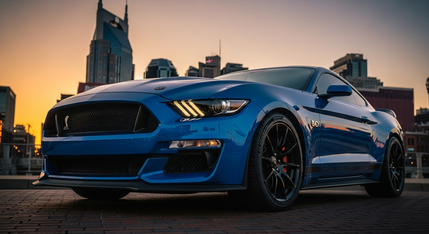 Explore the 2021 Shelby Mustang Super Snake lineup in Nashville, TN. Learn about the specs, trims, and delivery options. We deliver anywhere in the U.S.