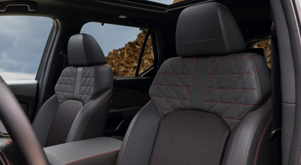 Black seating in a 2026 Honda Pilot Black Edition