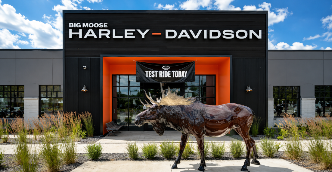 Big Moose Harley-Davidson store front