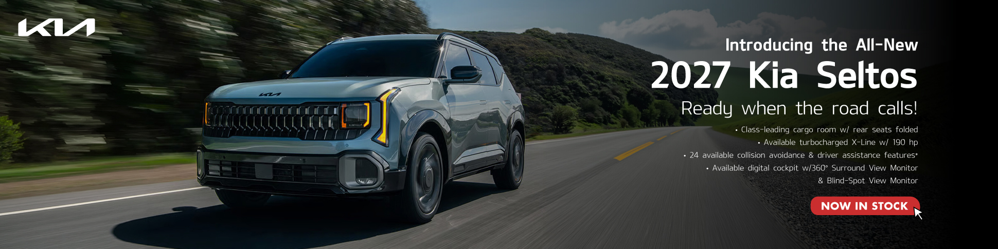 2027 KIA Seltos promo banner