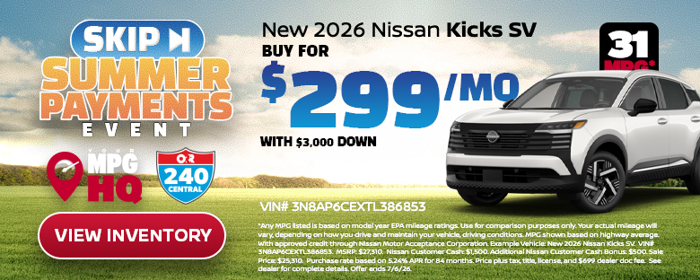 New 2026 Nissan Kicks