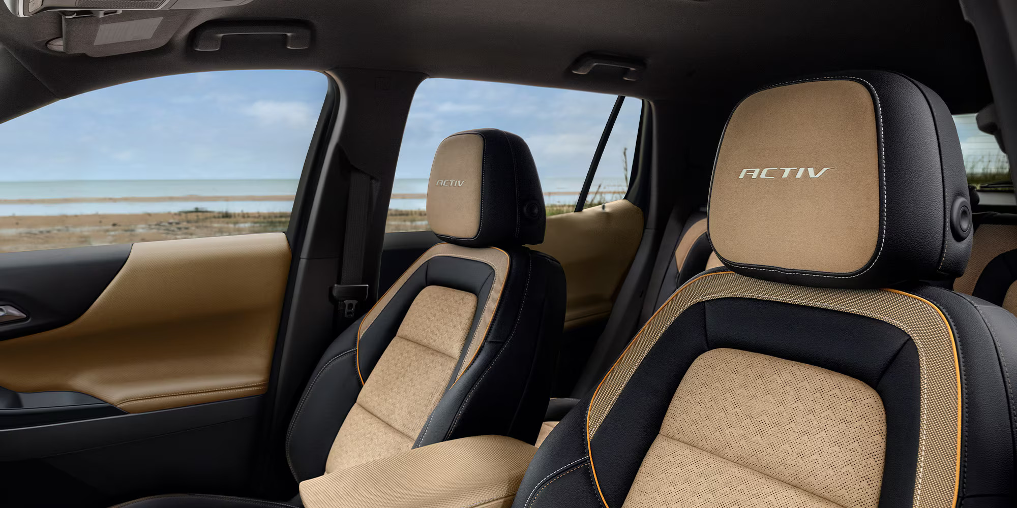 The interior design of the equinox.