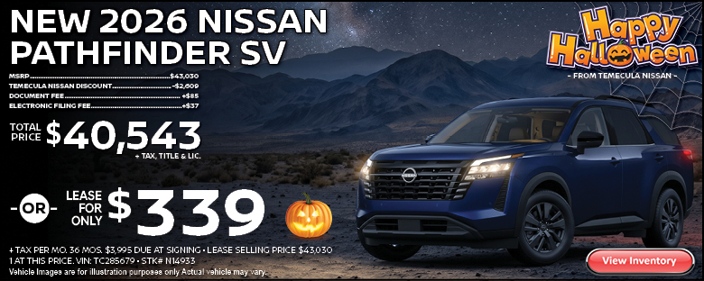 New 2026 Nissan Pathfinder SV