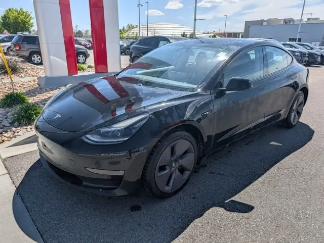 Used 2021 Tesla Model 3 Base with VIN 5YJ3E1EB3MF074065 for sale in North Salt Lake, UT