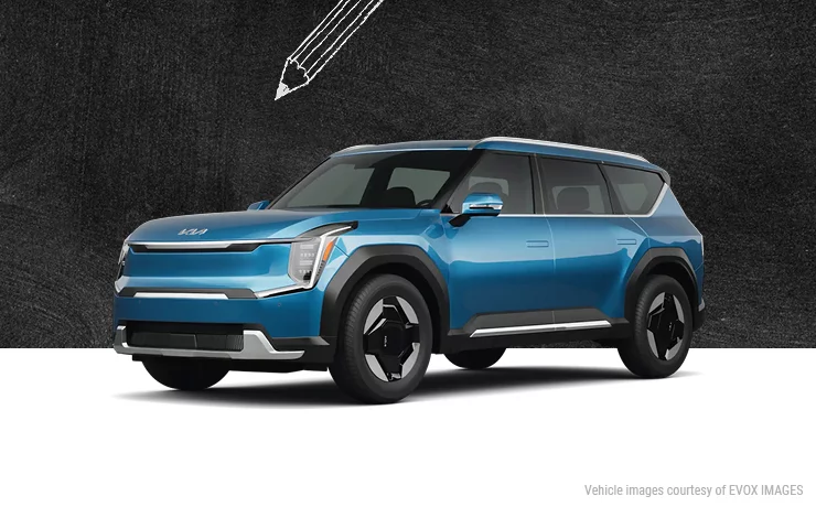 2026 Kia EV9 GT-Line Lease for $339 per month for 24 months with $7,500 due at signing for well qualified buyers