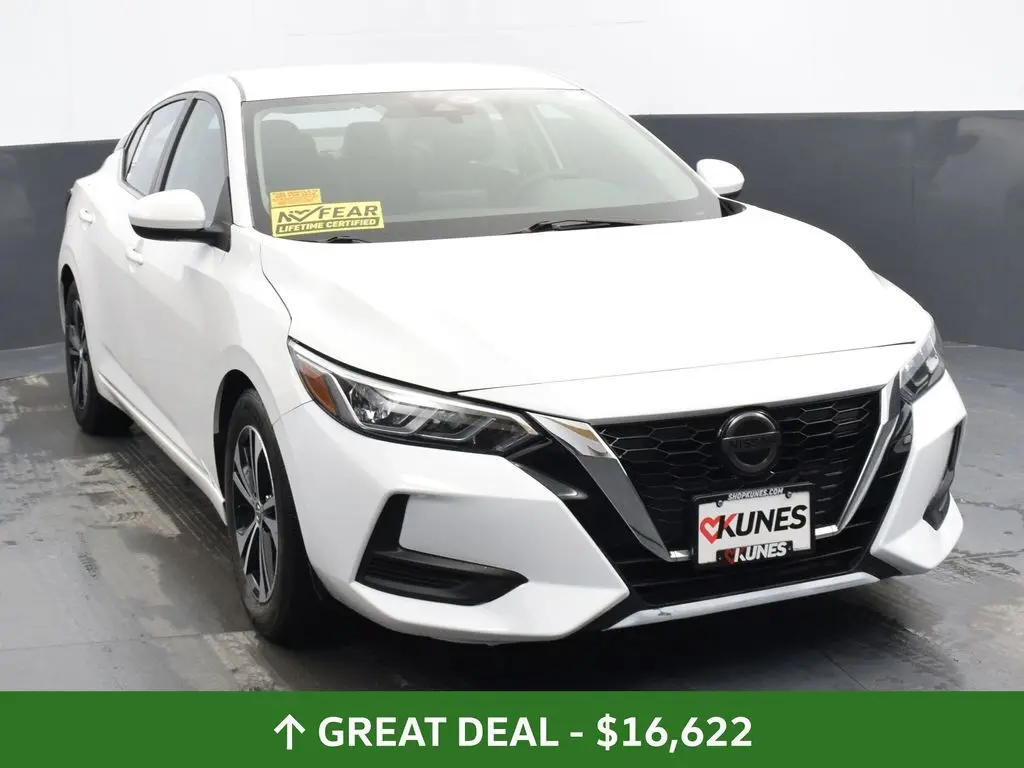 Used 2021 Nissan Sentra SV with VIN 3N1AB8CV1MY238586 for sale in Elkhorn, WI