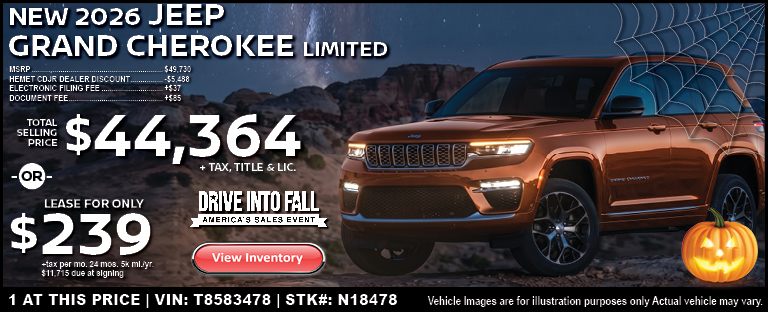 new 2026 Jeep Grand Cherokee Limited