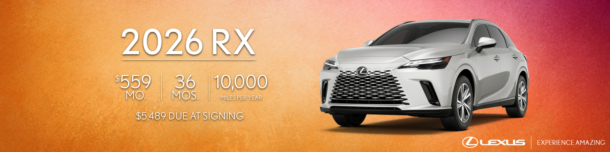 2026 LEXUS RX 350 PREMIUM AWD 