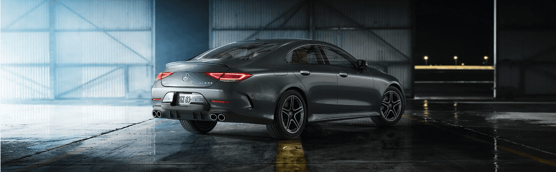 Exterior view of the Mercedes-Benz CLS Coupe.